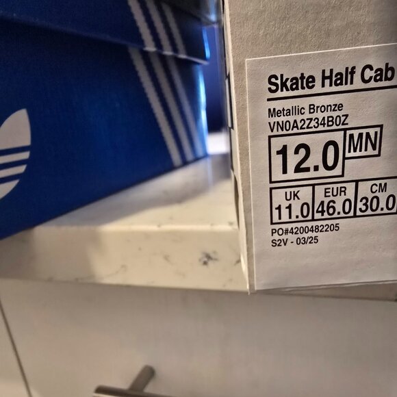 Vans Skate Half Cab Metallic Bronze VN0A2Z34B0Z Men's Size 12 Skate Shoes NEW - Picture 13 of 13